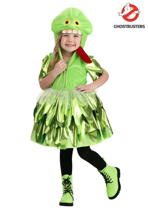 Girl's Toddler Ghostbusters Slimer Costume