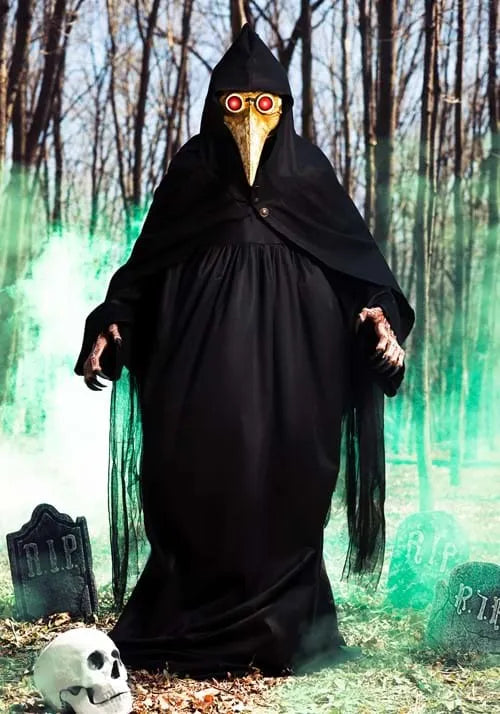 7.5FT Giant Animatronic Plague Doctor Decoration
