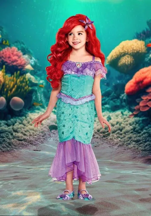 Girl's Ariel Little Mermaid Costume