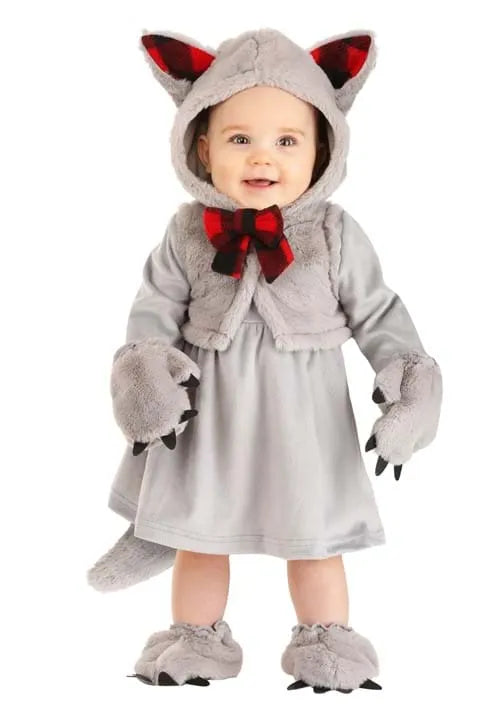 Girl's Baby Wolf Costume Dress