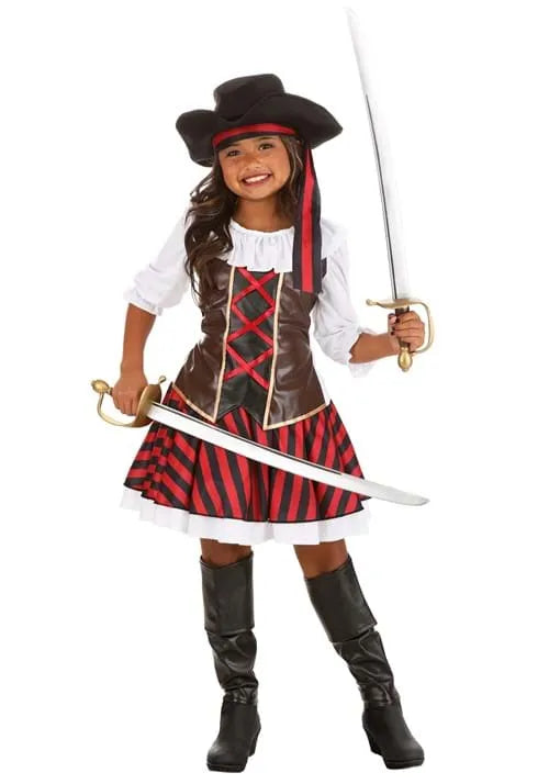 Girl's Budget Pirate Costume Dress