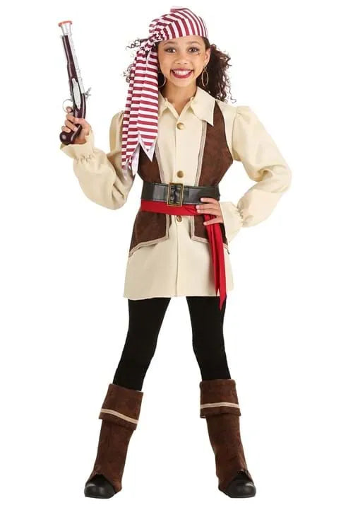 Girl's Buccaneer Cavalier Costume