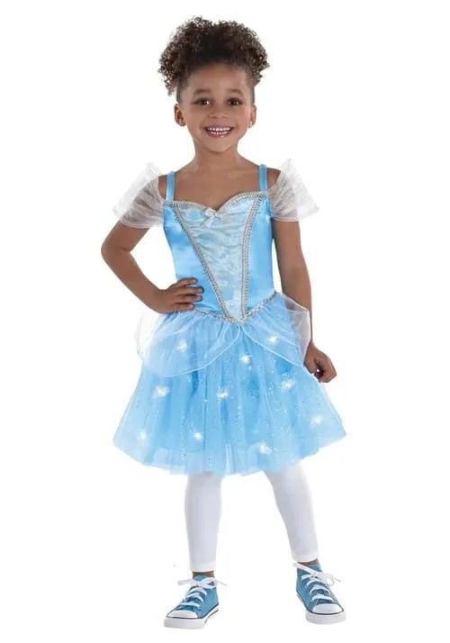 Girl's Cinderella Light Up Toddler Costume Dress