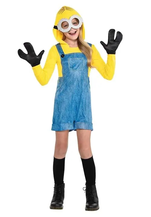 Girl's Yellow Minions Costume