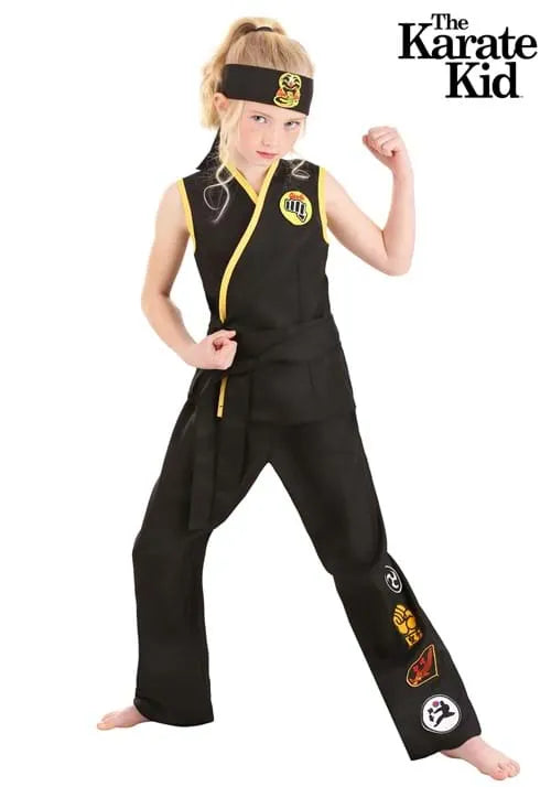 Girl's The Karate Kid Cobra Kai Costume