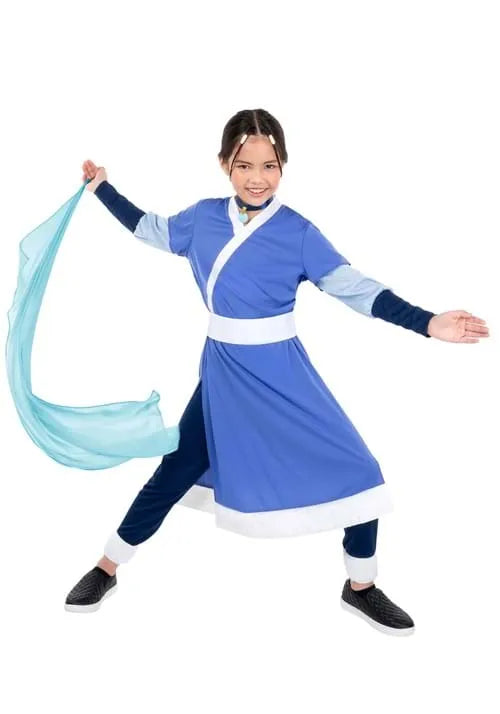 Girl's Deluxe Avatar Last Airbender Katara Costume