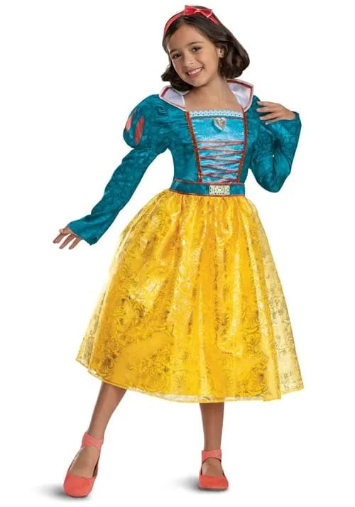 Girl's Deluxe Snow White Live Action Costume