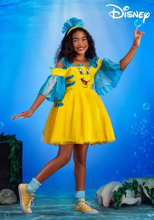 Girl's Disney Flounder Costume Dress