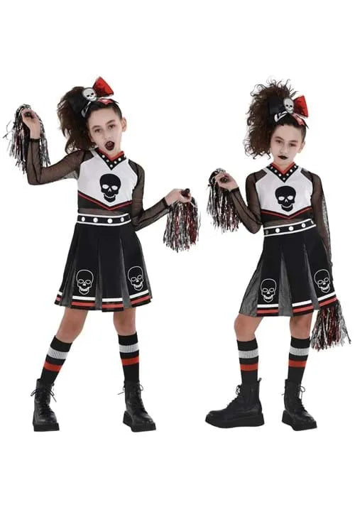 Girl's Fear Squad Zombie Cheerleader Costume