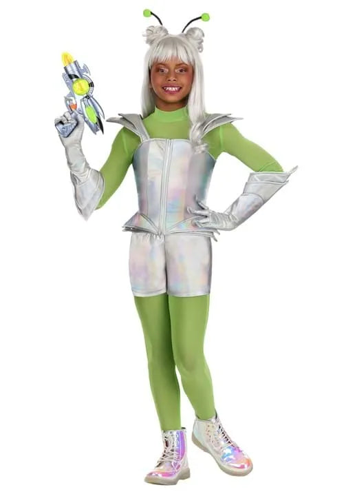 Girl's Galactic Alien Kiddo Costume