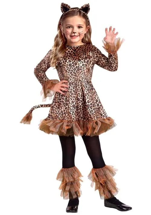 Girl's Leopard Costume Dress