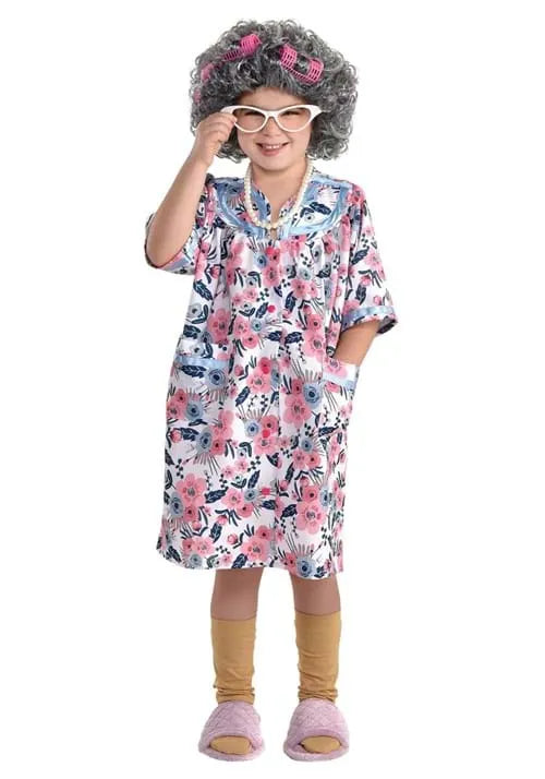 Girl's Little Old Lady Costume