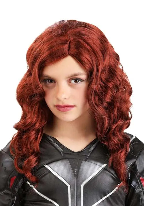 Girl's Marvel Black Widow Costume Wig