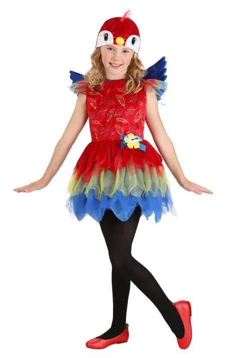 Girl's Parrot Bird Costume Dress