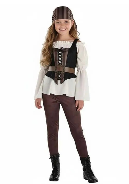 Girl's Pirate Shipwrecked Costume