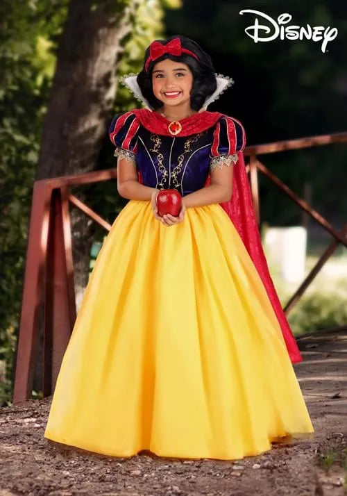 Girl's Premium Snow White Costume Dress