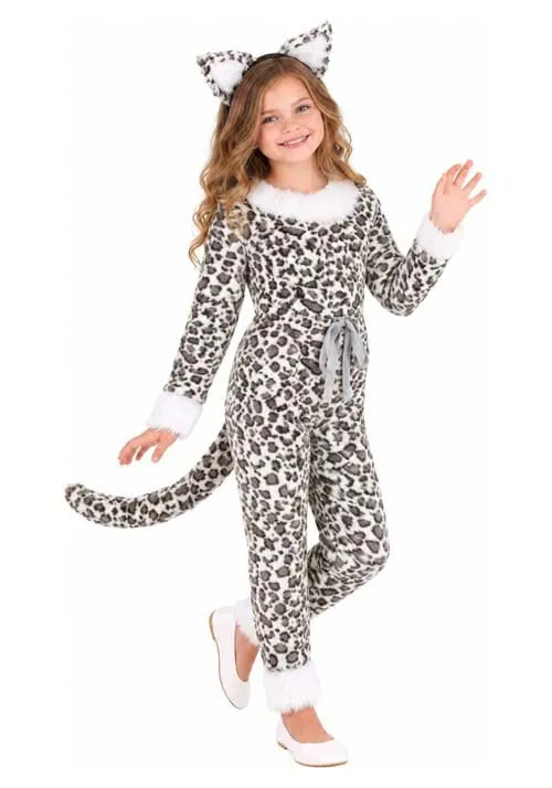 Girl's Snow Leopard Costume