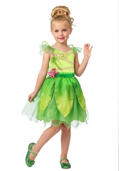 Girl's Tinker Bell Green Costume Dress