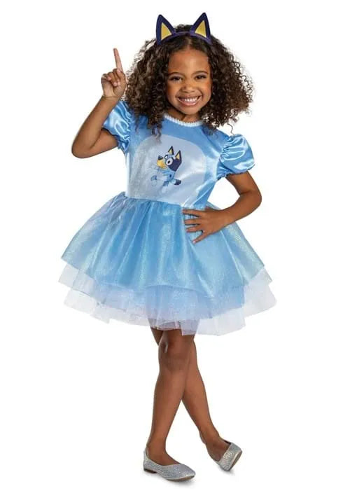 Girl's Toddler Bluey Disney Costume Dress
