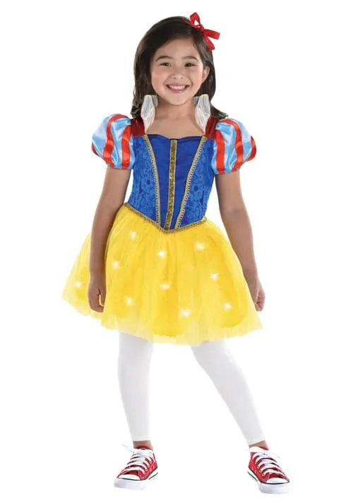 Girl's Toddler Snow White Light Up Costume