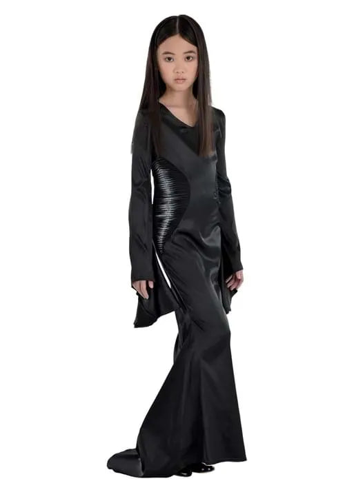 Girl's Wednesday Morticia Costume
