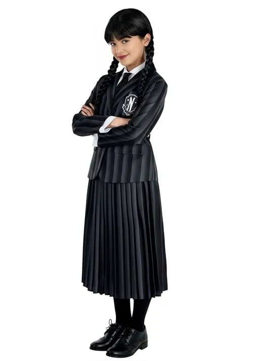 Girl's Wednesday Nevermore Costume