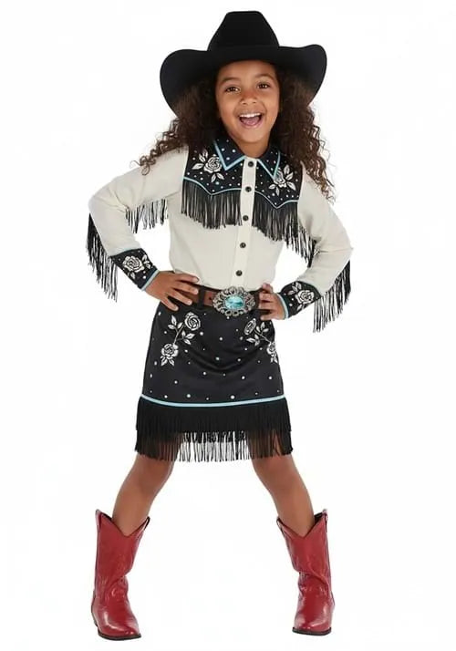 Girl's Western Cowgirl Costume