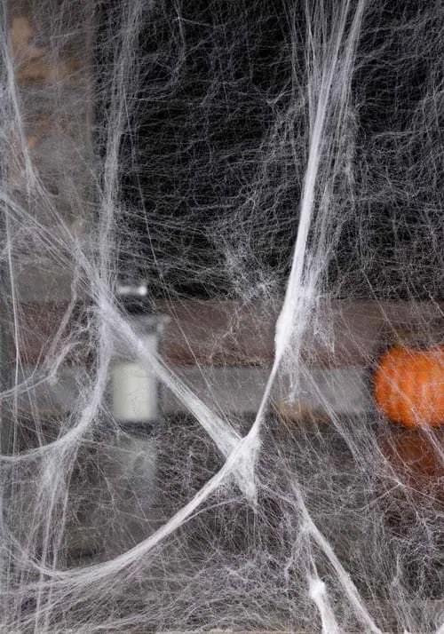 200 Square FT Glow in the Dark Spider Webs Decoration Main image