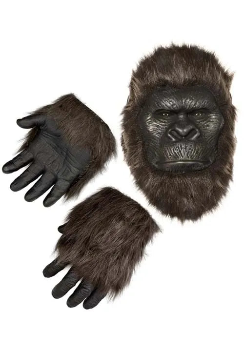 Godzilla x Kong Child Kong Costume Mask and Gloves