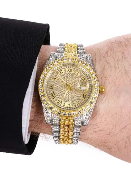 Golden Bling Costume Watch Accessory