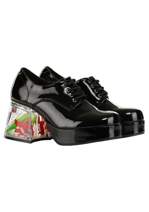 Black Goldfish Pimp Shoes for Adults