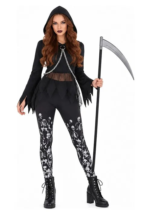 Goth Reaper Costume for Women