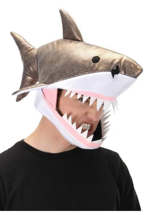 Great White Shark Jawesome Costume Hat