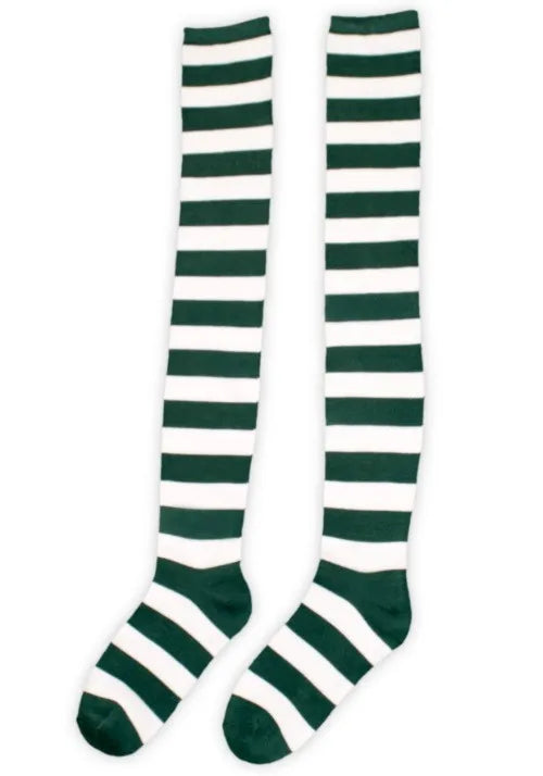 Adult Green and White Munchkin Socks Main image
