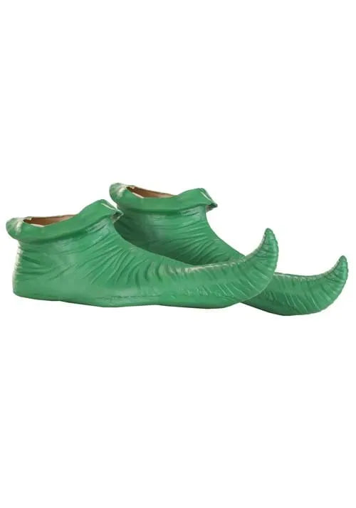 Green Munchkin / Elf Costume Shoe Covers for Adults