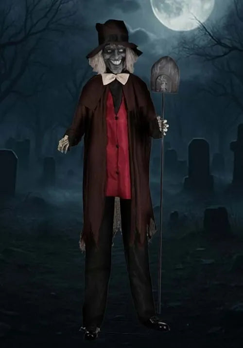 7.5FT Gregor the Grave Digger Animated Decoration - Scream Saver Main image