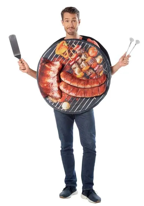 Adult Backyard BBQ Grilled Meat Tunic Costume Main image