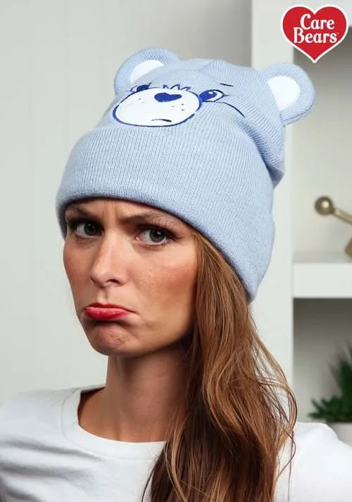 Adult Care Bears Grumpy Bear Knit Hat Main image