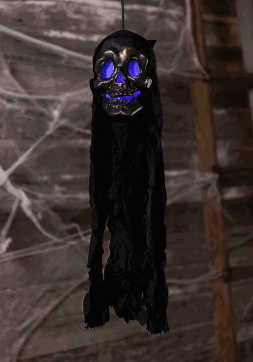 Hanging Color Changing LED Skull Decoration