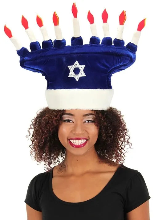 Happy Chanukah Plush Costume Hat