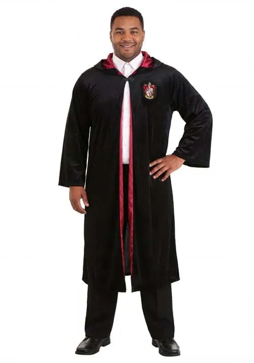Adult Plus Size Deluxe Harry Potter Gryffindor Robe Costume Main image