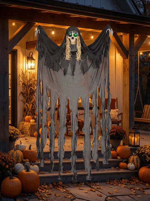 9.3FT Havok the Huge Hanging Ghost Decoration
