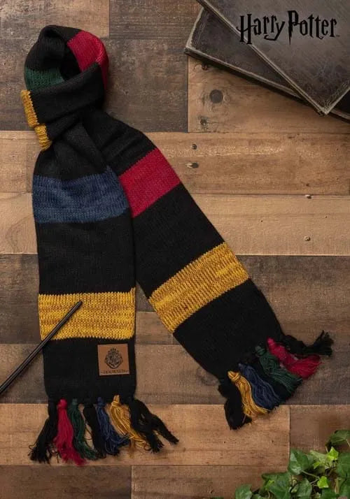 Hogwarts Heathered Knit Scarf for Adults