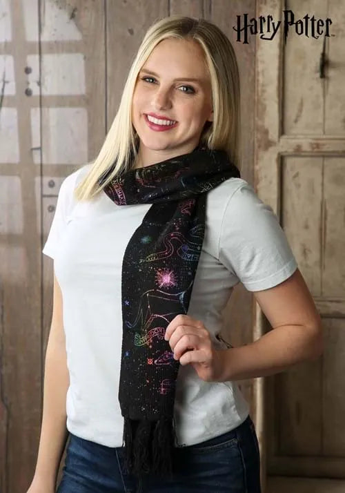 Hogwarts Constellations Knit Scarf