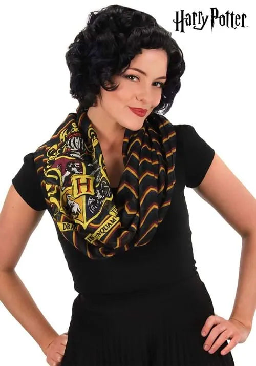 Harry Potter Hogwarts Crest Infinity Scarf