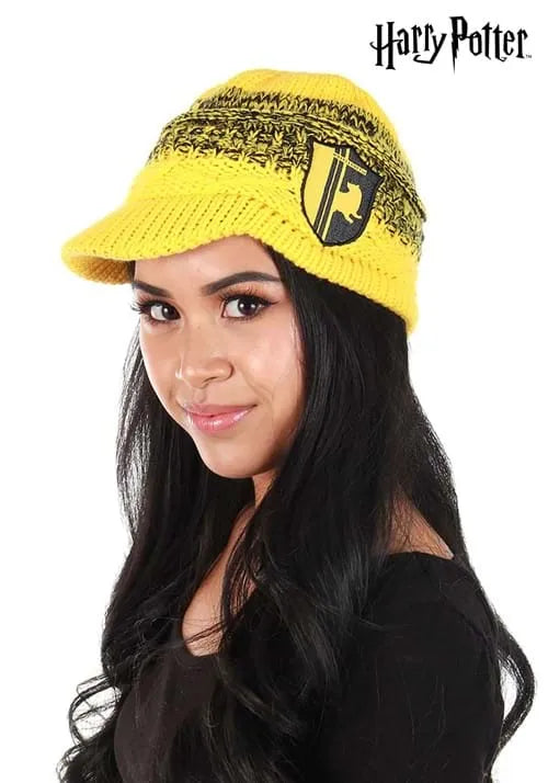 Hufflepuff Knit Brim Cap for Adults