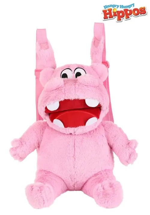 Hungry Hungry Hippos Plush Pink Backpack