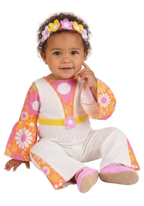 Infant Bell Bottom Hippie Costume