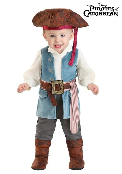Boy's Infant Disney Jack Sparrow Costume Onesie Main image