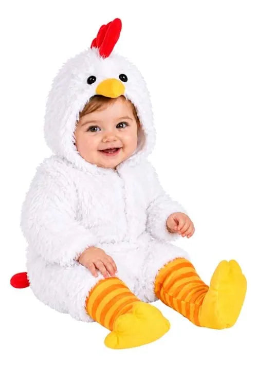 Infant Fluffy Chicken Costume